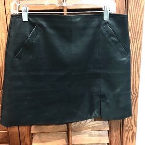 Leather skirt